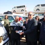 البنك الزراعي المصري يسلم 78 سيارة ميكروباص ضمن مبادرة إحلال السيارات بمحافظة المنيا