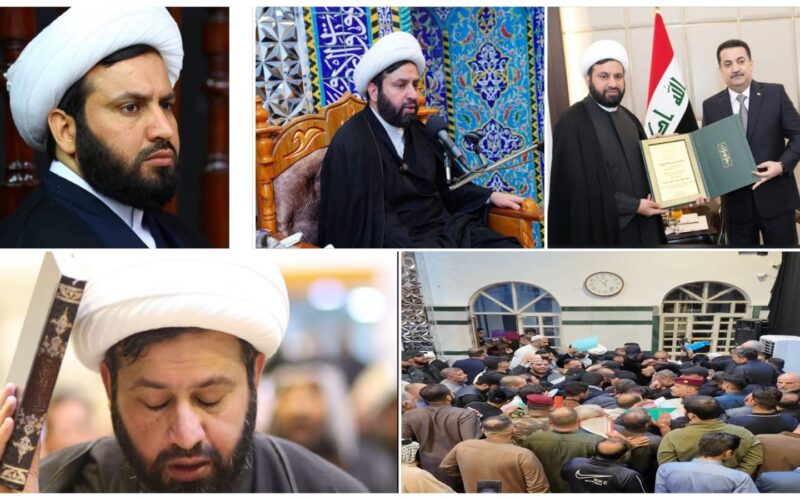 الشيخ العراقي سامي المسعودي يتبرع بأكثر من 3 مليون جنية للعوائل المحتاجة وهو جالس على الارض