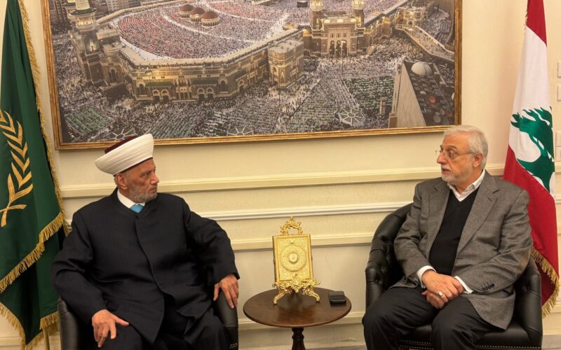 استقبل مفتي الجمهورية اللبنانية الشيخ عبد اللطيف دريان في دار الفتوى النائب جهاد الصمد