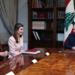 رئيس الجمهورية إستقبل نائبة المبعوث الأميركي الى الشرق الأوسط السيدة مورغان اورتيغوس